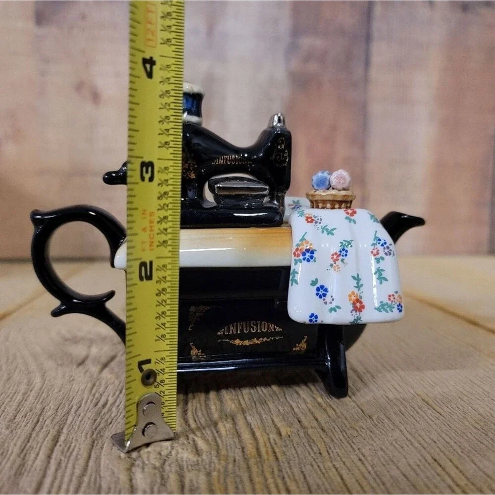 Cardew Design mini Sewing Machine Teapot Artist Signed